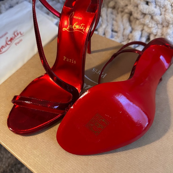 Christian Louboutin Red Sandals - Picture 7 of 7